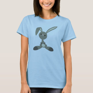 かわいい漫画のウサギの女性Tシャツ Tシャツ