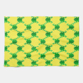 かわいい漫画のカエル キッチンタオル (横)