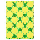 かわいい漫画のカエル クリップボード (裏面)