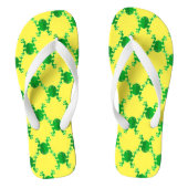 かわいい漫画のカエル ビーチサンダル (フットベッド)