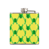 かわいい漫画のカエル フラスク (裏面)