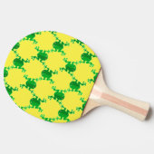かわいい漫画のカエル 卓球ラケット (横)