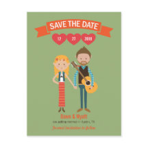 かわいい漫画のカップル肖像 結婚式