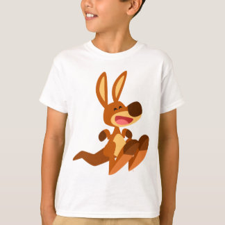 かわいい漫画のカンガルーのJoeyの子供のTシャツ Tシャツ
