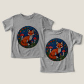 かわいい漫画のキツネ (デザイン正面&裏面)