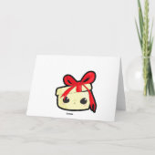 かわいい漫画のキャラクタークリスマスカード シーズンカード (裏面)