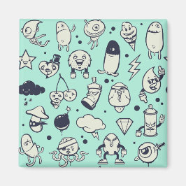 かわいい漫画のキャラクターマグネット マグネット