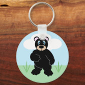 かわいい漫画のクマのキーチェーン キーホルダー (正面)