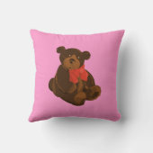 かわいい漫画のクマ クッション (裏面)