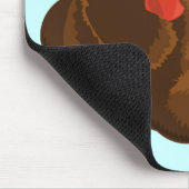 かわいい漫画のクマ マウスパッド (コーナー)