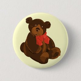 かわいい漫画のクマ 缶バッジ