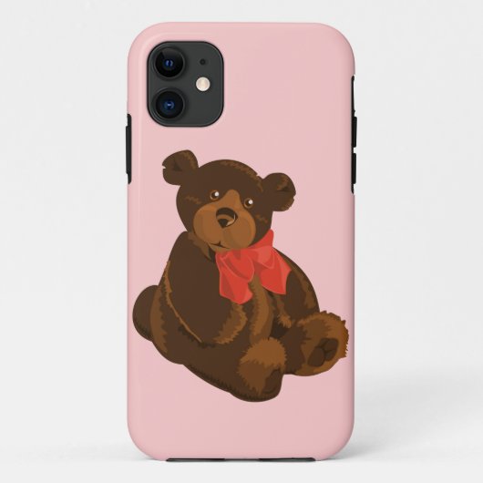 かわいい漫画のクマ Case-Mate iPhoneケース (裏面)