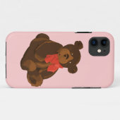 かわいい漫画のクマ Case-Mate iPhoneケース (裏面(横))