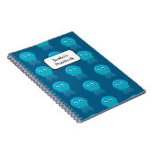 かわいい漫画のクラゲ ノートブック (右側)