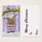 かわいい漫画のクリスマス信じ、私はサンタで (正面&裏面)