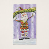 かわいい漫画のクリスマス信じ、私はサンタで (正面)