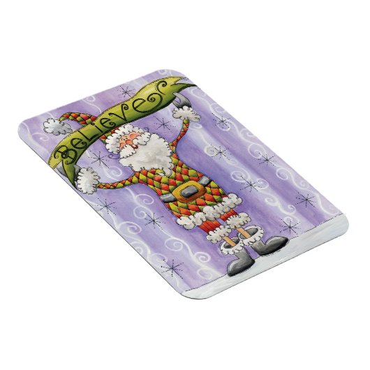 かわいい漫画のクリスマス信じ、私はサンタで マグネット (右側)