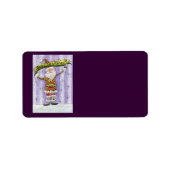 かわいい漫画のクリスマス信じ、私はサンタで ラベル (正面)