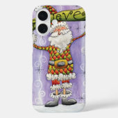 かわいい漫画のクリスマス信じ、私はサンタで Case-Mate iPhoneケース (裏面)