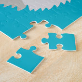 かわいい漫画のシュナウツァー! ジグソーパズル (側面)