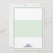 かわいい漫画のスケッチ 招待状 (裏面)