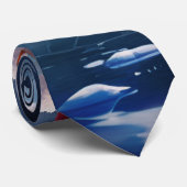 かわいい漫画のスタイルペンギン。 ネクタイ (ロール)