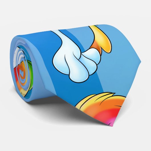 かわいい漫画のタイ ネクタイ (ロール)