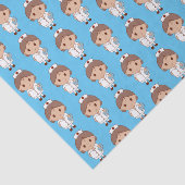 かわいい漫画のナースパターン 薄葉紙 (詳細)