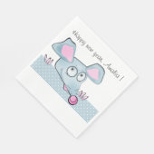 かわいい漫画のネズミのマウス新年2020シンボルキッズc スタンダードランチョンナプキン (角)