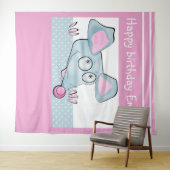 かわいい漫画のネズミのマウス新年2020シンボルキッズc タペストリー (インサイチュ(横))