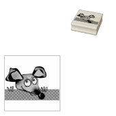 かわいい漫画のネズミのマウス新年2020シンボルキッズc ラバースタンプ (押印)