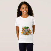 かわいい漫画のパターン Tシャツ (正面フル)