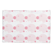 かわいい漫画のブタ 枕カバー (裏面)