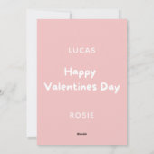 かわいい漫画のプードル犬 子供の日バレンタインデー シーズンカード (裏面)