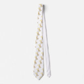 かわいい漫画のベビーのキリンのワイシャツ ネクタイ (正面)