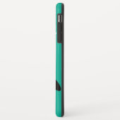 かわいい漫画のペンギンのエメラルドの手書きのフォント Case-Mate iPhoneケース (裏面/左)