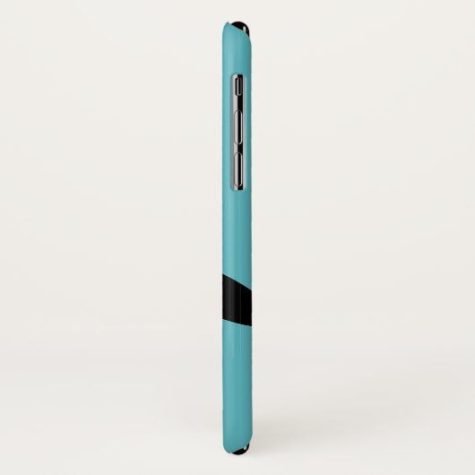 かわいい漫画のペンギンの名前をカスタムするの青 Case-Mate iPhoneケース (裏面/左)