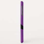 かわいい漫画のペンギンの紫色 Case-Mate iPhoneケース (裏面/左)