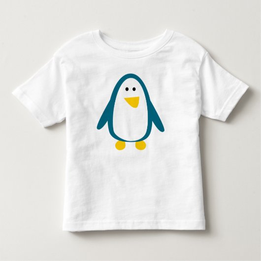 かわいい漫画のペンギン トドラーTシャツ (正面)