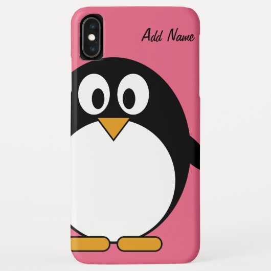 かわいい漫画のペンギン- iPhone 5 Case-Mate iPhoneケース (裏面)