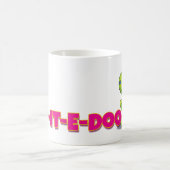 かわいい漫画のマグ コーヒーマグカップ (中央)