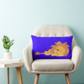 かわいい漫画のライオンの枕 ランバークッション (椅子)