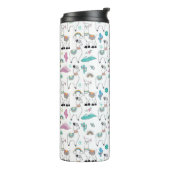 かわいい漫画のラマパターン タンブラー (回転左)