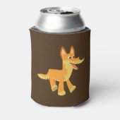 かわいい漫画のリンゴ 缶クーラー (缶裏面)