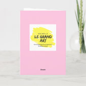 かわいい漫画のロックダウン少女 カード (裏面)