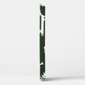 かわいい漫画のワニ、シームレスなイラストレーション。 Case-Mate iPhoneケース (裏面 / 左)