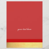 かわいい漫画の七面鳥のダマスクのパターン チラシ (裏面)