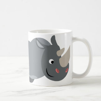 かわいい漫画の充電Rhinoマグカップ コーヒーマグカップ