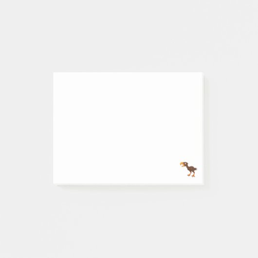 かわいい漫画の先史時代の動物 テロバード ポストイット (正面)