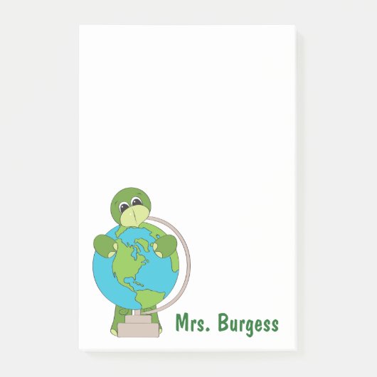 かわいい漫画の先生のポスト・イット ポストイット (正面)